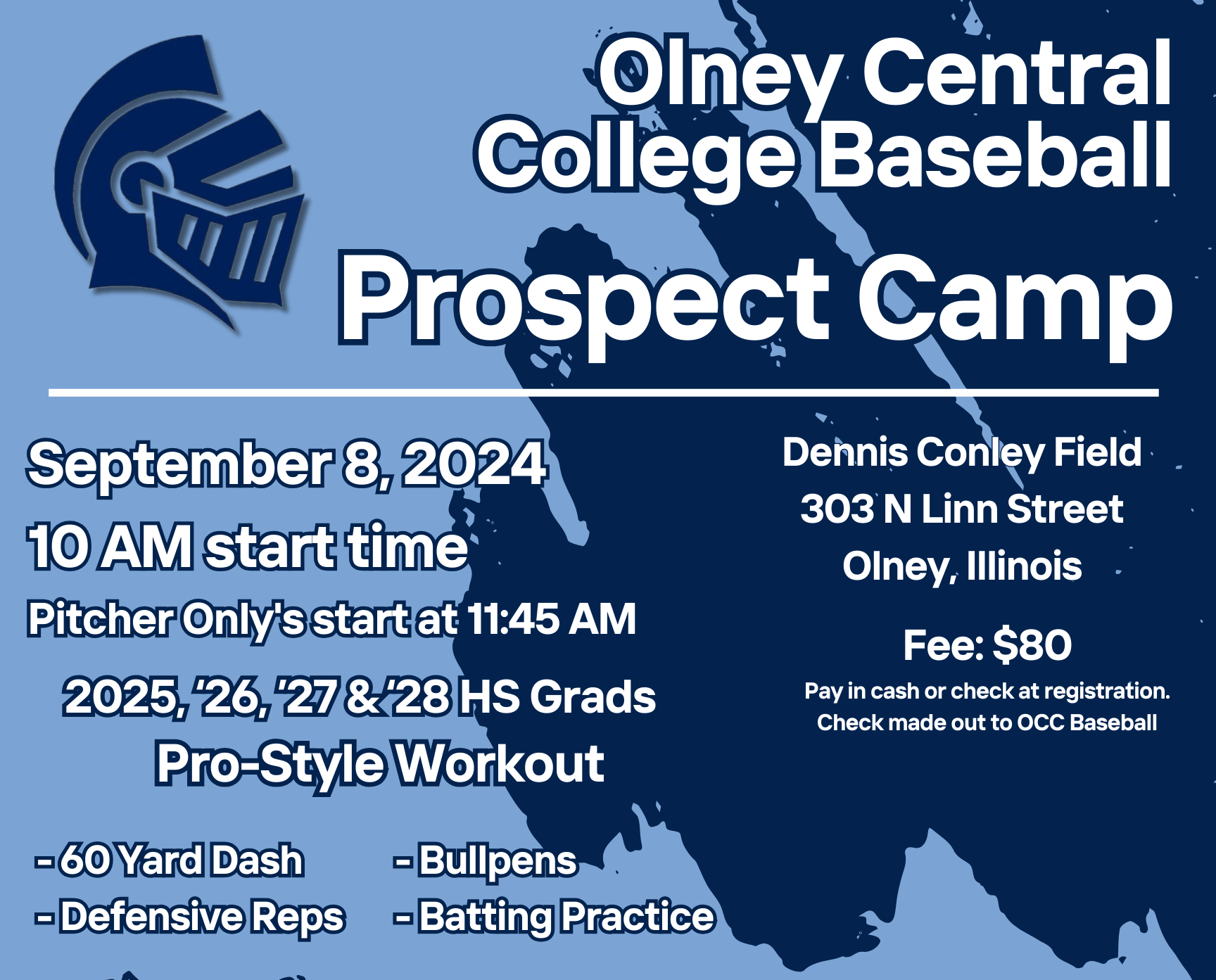 OCC Hosts Baseball Prospect Camp